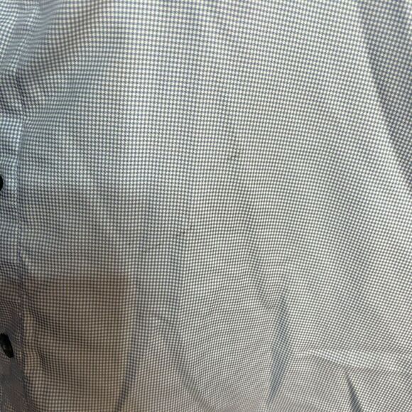 5 for $25🔥Magellan Pale Blue Plaid Button Front Relaxed Fit Shirt 4XL - Picture 3 of 6